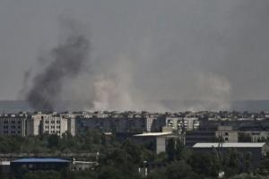 Последние бои в промзоне Северодонецка - видео