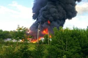 У Запорізькій області сталася пожежа на хімічному заводі