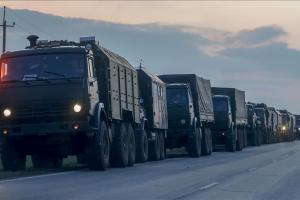 В Беларуси заметили колонну российской техники: движется к украинской границе
