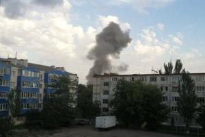 "Приліт по позиціям росіян": у Новій Каховці пролунали вибухи