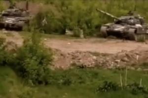 Вперше було помічено рух колони російських танків у бік Донецька