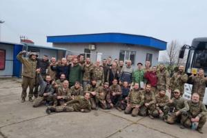 В Украину из российского плена вернулись еще 45 защитников