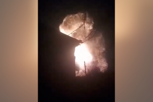 На Луганщині злетів у повітря склад боєприпасів окупантів (відео)
