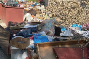 Окупований Луганськ потопає у смітті - фото