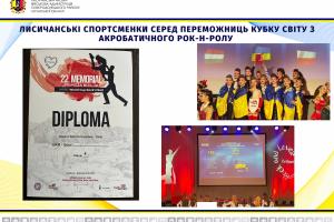 Спортсменки з Лисичанська посіли перше місце на Кубку Світу з акробатичного рок-н-ролу