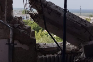 В сети показали фото обрушенных домов Лисичанска