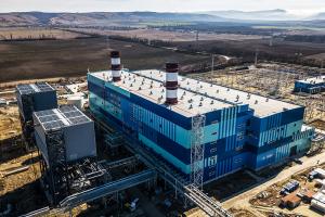 Пожар на Таврической ТЭС в Крыму.
