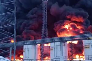 Пылает второй день подряд: На нефтебазе в Брянской области снова раздались взрывы