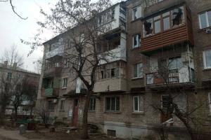 В освобожденном Рубежном загорелась "буханка" оккупантов - фото