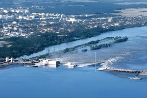 Трагедія на Каховській ГЕС: Російські медіа показали перші хвилини після підриву