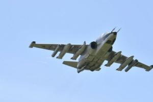 "В окупантів -1": На Донеччині ЗСУ знищили черговий російський винищувач Су-25
