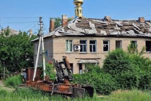 Нові фото з тимчасово окупованого села Метьолкіне: населений пункт став примарою