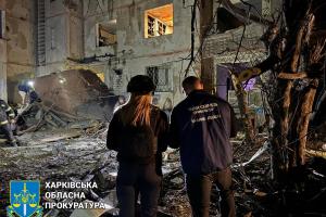 В результате ночного обстрела Харькова пострадал 21 человек, среди которых дети