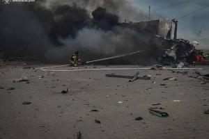Ракетна атака у Снігурівці: Двоє загиблих і п'ятеро поранених внаслідок пожежі в кафе та автомагазині