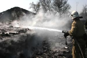 В Полтавской области пожарные ликвидировали пожар в магазине