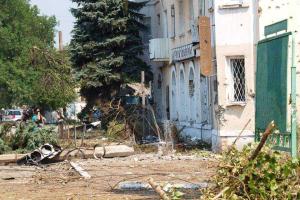 Отходя из Углегорска, боевики применили тактику выжженной земли