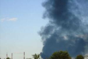 Террористы начали атаку на Счастье. Пожар в районе ТЭС
