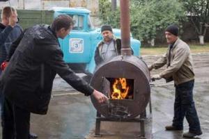 Киевводоканал поможет АТО экспериментальными буржуйками