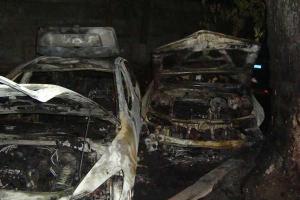В Киеве за ночь сгорело пять автомобилей