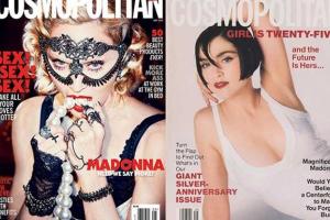 25 лет спустя Мадонна появилась на обложке cosmopolitan