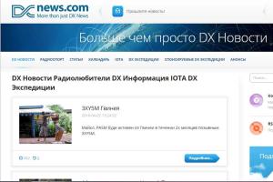 DXnews.com - все свежие обновления для радиолюбителей