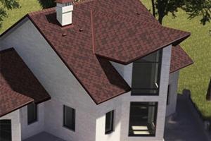Бітумна черепиця для модульних і каркасних будинків