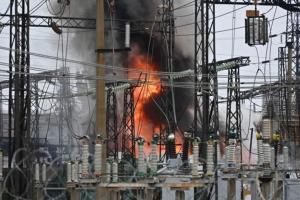 ТЕС у вогні