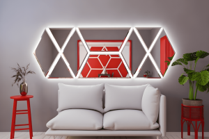 дзеркало з підсвіткою у вітальню