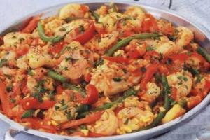 Паэлья в микроволновой печи 