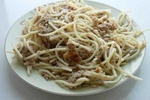 Макароны по-флотски