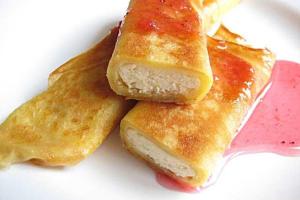 Блины на Масленицу: с творогом