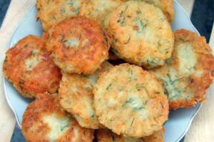 Сырники с зеленым луком