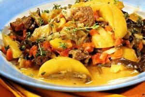 Жаркое с овощами по-домашнему