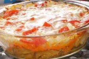 Овощная запеканка с сыром