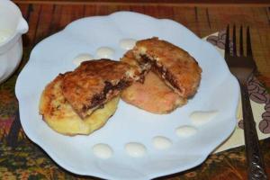 Сырники с шоколадом