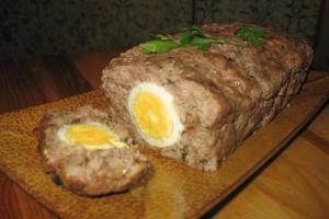 Рулет мясной "Ласточкино гнездо"