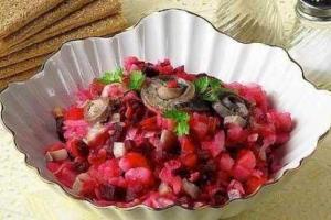 Винегрет с сельдью