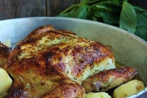 Жаркое из курицы в духовке