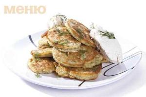 Оладьи с цуккини