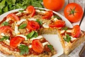 Быстрый мясной пирог