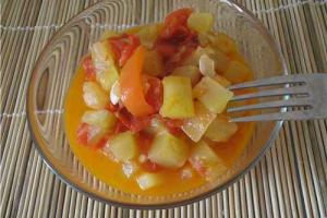 Рагу из кабачков