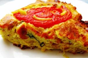 Запеканка из кабачков с сыром