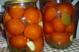 Помидоры консервированные с медом