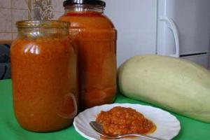 Икра кабачковая