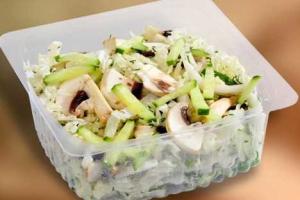 Салат из грибов с грецкими орехами