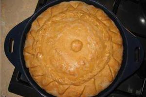 Пирог с курицей