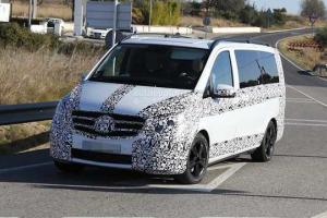 Новый Mercedes V-класса сфотографировали до премьеры