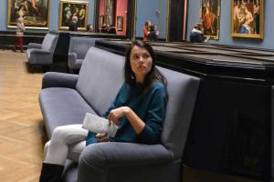 Ирина Волкова отметила Новый год на улице 