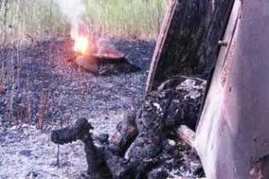 В Запорожье взорвали авто и сожгли заживо в нем активиста Автомайдана