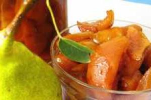 Варенье из груш дольками